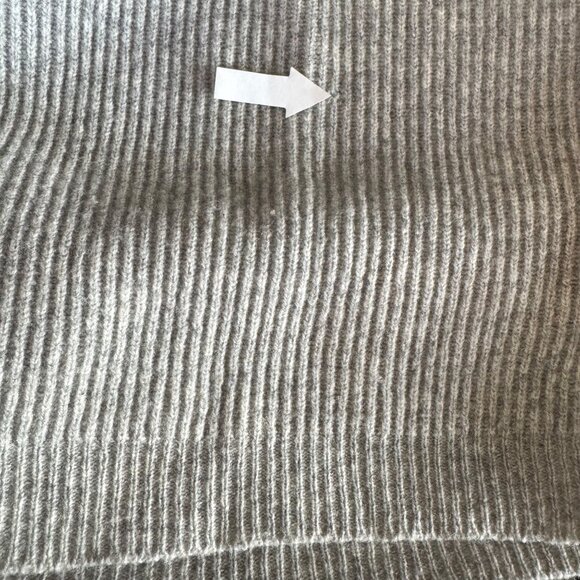 Eddie Bauer XXL Mens Gray Wool Sweater Ribbed V-Neck Hong Kong Winter Vintage - Picture 10 of 16